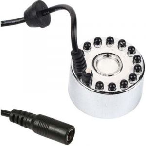 SJLERST Atomiseur Ultrasonique 24V Brumisateur &agrave; Ultrasons &agrave; Changement de Couleur Brumisateur d' Atomiseur D'&eacute;Tang Humidificateur avec adaptateur