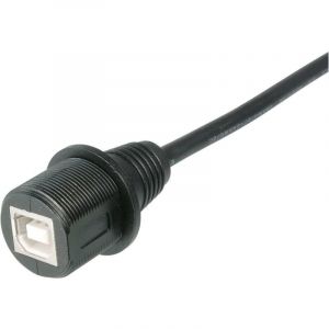 Assmann - Cordon usb type b femelle IP67 longueur 1 m Assman A-KAB-USBB-FS-1M