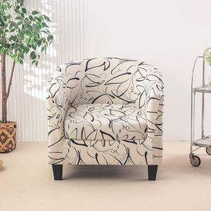 Housse chaise Chesterfield cabriolet extensible 2 pi&egrave;ces, coloris 3, style Tullsta