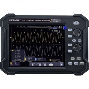 Voltcraft - Oscilloscope manuel DSO-5072H 70 MHz 2 canaux 1 Géch/s 40 Mpts 8 bits mémoire numérique (dso), appareil manuel, fonctions multimètre