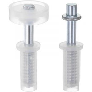 Kit de quincaillerie pour porte pliante comprenant un pivot sup&eacute;rieur et une roue de guidage pour porte de placard pliante en accord&eacute;on, porte de