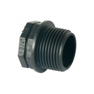 Raccord plastique droit à visser réduction pompe - m 40/49-F33/42 - Spido