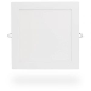 Ecolux - Plafonnier led Encastrable AC85-265V 12W 120º IP40 IK08 170x170mm Blanc - Blanc Naturel 4000K perçage 155x155mm