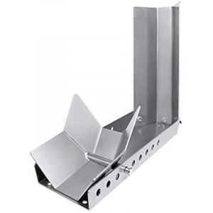 B&eacute;quille de moto 1 bascule de moto remorque aide au chargement r&eacute;glable b&eacute;quille de moto pince de roue avant avec 3 trous de boulon d'ancrage (1