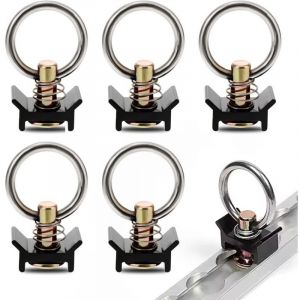 Anneau d'arrimage Aero Rail 900 daN, lot de 10, accessoires d'arrimage pour fourgonnettes, rail d'arrimage pour avions