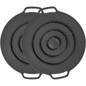 BEBUSINGOTO Couvercle anti-d&eacute;bordement en silicone, Couvercle en silicone anti-d&eacute;versement pour trop-plein - Haute temp&eacute;rature - Anti-&eacute;bullition
