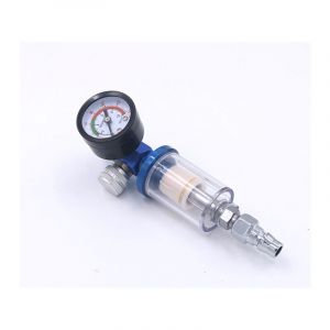 R&eacute;gulateur d'air de pulv&eacute;risation au Pistolet &agrave; air compresseur + Filtre pi&egrave;ges &agrave; Huile s&eacute;parateur d'eau avec Embout Accessoire Pistolet