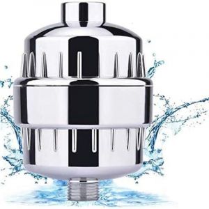 Dpzo - Filtre Douche Anti-Calcaire, &Eacute;limine Chloramine, Fluorure et M&eacute;taux Lourds, Adoucit l'Eau pour Peau et Cheveux