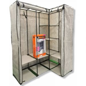 Armoire Armoire en tissu d'angle Brixo Korner