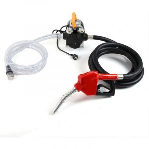 Pompe &agrave; Gasoil 230V 550W Pompe Gasoil Electrique Pompe &agrave; carburant auto-amor&ccedil;ante Pompe Fioul- Pistolet automatique, 60 l/min - Station d'essence