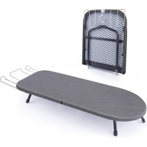 Mini planche à repasser de table avec repose-fer, mini planche à repasser robuste avec housse résistante à la chaleur, petite planche à repasser