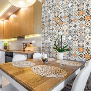 Sticker Mural Carrelage adh&eacute;sif Cuisine Salle de Bain - 30 stickers carreaux de ciment azulejos montecinos - 30stickers15x15cm