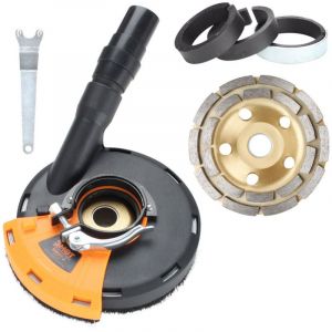Vingo - swanew Capot d aspiration pour meuleuse d angle 125mm/5inch Capot d'aspiration pour un ponçage sans poussière