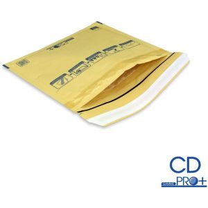 Lot de 10 Enveloppes &agrave; bulles pro marron cd format 145x175 mm