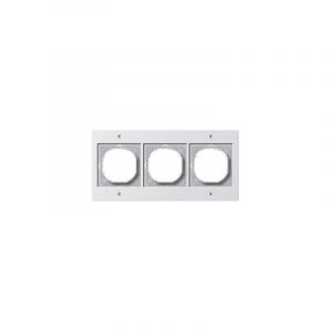 Gira - 021366 cadre de finition 3 postes TX44 (wg up) blanc