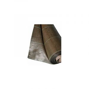 130g/m2 Toile Bache de paillage Marron tissée Anti-Mauvaises Herbes Largeur 5,15m Longueur 25m / Grande Surface couverte : 128m²