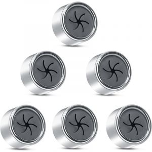 Shining House - Lot de 6 Porte Torchons, Crochet Torchon Cuisine, Accroche Torchon Ronds pour Cuisine, Salle de Bain et Maison, Accroche Serviette