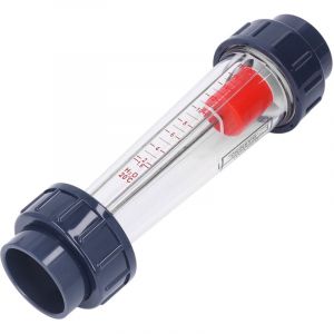 Mesure de Débitmètre de Liquide de Conception de Tube D'eau, Débitmètre D'eau de 1,6 à 16 M³ / H avec Flotteur ABS, Débitmètre D'eau LZS-50D Adapté