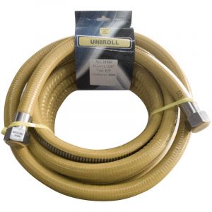 MBM &ndash; Tuyau gaz inox flexible 5 m &ndash; Acier inoxydable 316L &ndash; Norme UNI EN 15266 &ndash; Pression 0,5 bar &ndash; Connecteur 1/2' DN12 mm