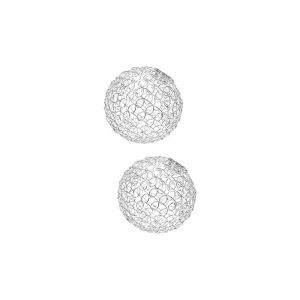 Csparkv - 10x10cm 2 Pièces Abat-jour En Fer Forgé Abat-jour De Table De Chevet Abat-jour Lustre Abat-jour Boule Couvercle De Lampe Globe De Fer