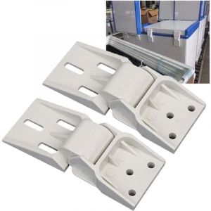 3-Holes)2PCS Charnière de congélateur coffre universelle pour petite charnière de congélateur, charnière de contrepoids universelle pliante pour