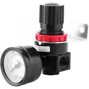 Détendeur de Pression, AR2000 G1 / 4 régulateur de pression manomètre pour compresseur à commande pneumatique