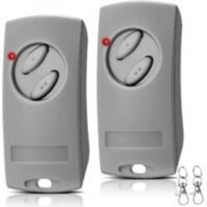 Lot de 2 t&eacute;l&eacute;commandes d'ouverture de porte de garage 433,92 MHz pour EcoStar RSE2-433, RSC2-433, RSZ1-433, pour EcoStar Liftronic 500/700/800 pour