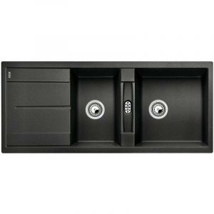 Blanco - Metra 8 - &Eacute;vier en Silgranit, 116x50 cm, anthracite 513071
