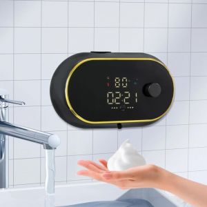 Distributeur de savon automatique distributeur de savon &eacute;lectrique mural distributeur de savon liquide sans contact distributeur de savon en mousse