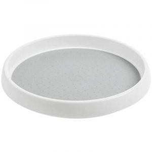 Plateau tournant &agrave; &eacute;pices Ulisem, support &agrave; &eacute;pices, plateau rotatif, plateau tournant &agrave; &eacute;pices en plastique pour armoire de cuisine, 24,5 cm x 3,5 cm