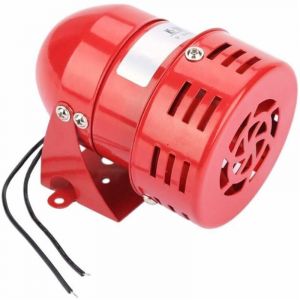 DEESSE SHOP - Alarme de moteur de sir&egrave;ne industrielle 220 V, mini alarme de voiture anneau d'alarme de moteur en m&eacute;tal 220 V 120DB Protection contre