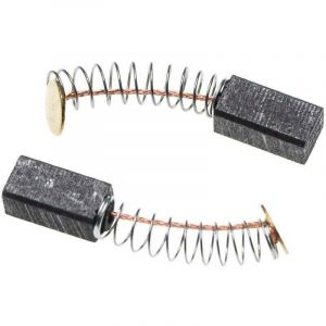 2x Balais de charbon pour moteur 12 x 6 x 5mm compatible avec Hitachi DS 12DM, DS 14DAL, DS 14DL, DS 14DMR, DS 18DL outil &eacute;lectrique