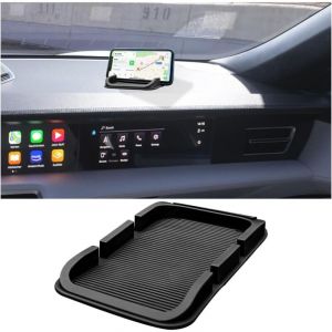 Ahlsen - Tapis De Téléphone Antidérapant, Plateau De Tableau De Bord De Téléphone De Voiture, Tapis Antidérapant pour Tableau De Bord, Organiseur