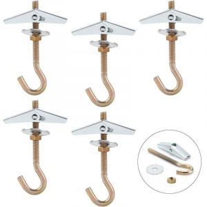 Crochet Plafond,M685mm Crochet Fixation Plafond,Crochet Lustre Plafond(5Pcs)