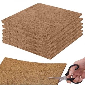 Tapis de Nidification en Fibre de Coco,Liti&egrave;re en Fibre de Coco pour nichoirs &agrave; Poulet Tapis d'&eacute;levage de volaille de Fond de poulailler, mat&eacute;riau de