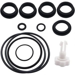 Applicable Kit de Réparation de Soupape de Décharge d'air et de Joints Toriques en L pour Intex Sand, Kit de remplacer de Joints de Pompe de Piscine