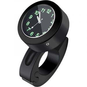 Horloge De Montage sur Guidon &eacute;tanche Montre Guidon De V&eacute;lo De Moto Universelle 7/8in -1in Glow Watch Montre De Moto Universelle Guidon De Moto