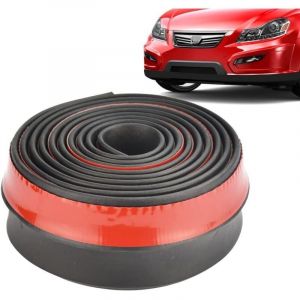 2.5 m Auto Bande de Garniture de Voiture Caoutchouc Souple Lame avant Universel Protecteur de Pare-chocs de Voiture Bande Adh&eacute;sive Anti-collision