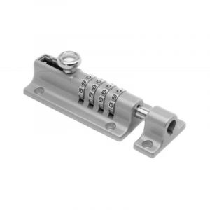 Loquet de Verrouillage &agrave; Combinaison Verrou &agrave; Combinaison &agrave; 4 Chiffres Verrou de Porte &agrave; Code M&eacute;canique Serrure Sans Cl&eacute; Glissi&egrave;re Verrou de Porte