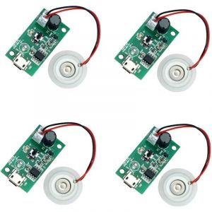 4Pcs 20MM Brumisateur &agrave; Ultrasons Brumisateur Atomiseur Transducteur Atomiseur Film Plaque Accessoires Humidificateur Joint en Caoutchouc