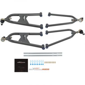 4x Bras De Suspension R&eacute;glables L+r For Honda Atv Trx400ex Portrax 400ex 1999-04