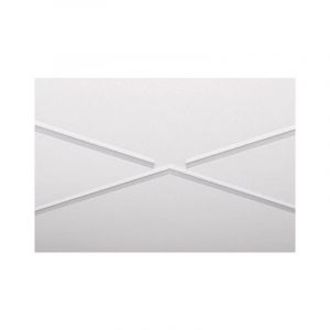 Knauf - Dalle plafond acoustique aquatec 600x600x19mm blanc - carton de 10 dalles soit 3.60m²