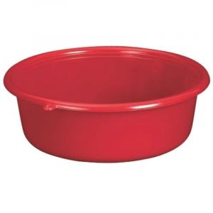 Aluminium Et Plastiq Cuvette Ronde 1.5l &Oslash;21x6cm Rouge 1083395