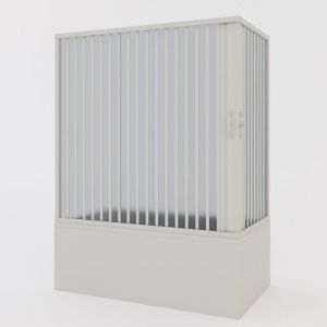 Idralite - Pare-baignoire douche angulaire pliante en pvc r&eacute;ductible r&eacute;versible h 150 mod. Ortensia avec ouverture Centrale 70x140 cm