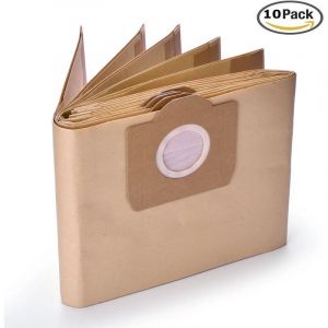 Pack of 10 For Karcher NT20 NT25 NT30 MV1 MV3 WD3 vacuum cleaner dust bag trash bag