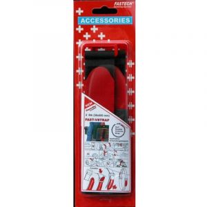 690-330 Bande auto-agrippante avec boucle partie velours et partie agrippante (l x l) 600 mm x 38 mm noir, rou - Fastech