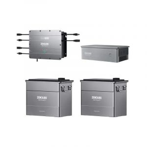 Zendure - SolarFlow Hub 2000&AB20002 Centrale électrique pour Balcon, et Ace 1500. Hub 2000 Double MPPT,7860Wh Capacité Extensible