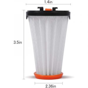 Lot de 3 filtres de rechange pour aspirateurs AEG/Electrolux Rapido et Ergorapido Remplace AEG AEF 144 / Electrolux EF144