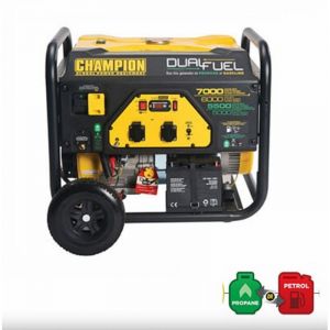 Produit reconditionné] Groupe électrogène bi-carburation 7000 (essence) / 5500 (gaz) w - démarrage électrique et avec lanceur - Technologie avr