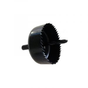 SIB - Scie cloche ø 68mm prof 28mm métal noire mandrin + foret pour perçage matériaux et métaux de faible épaisseur adr P10068